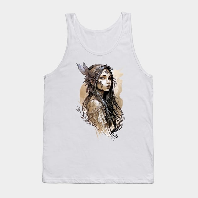 Pocahontas Tank Top by YeCurisoityShoppe